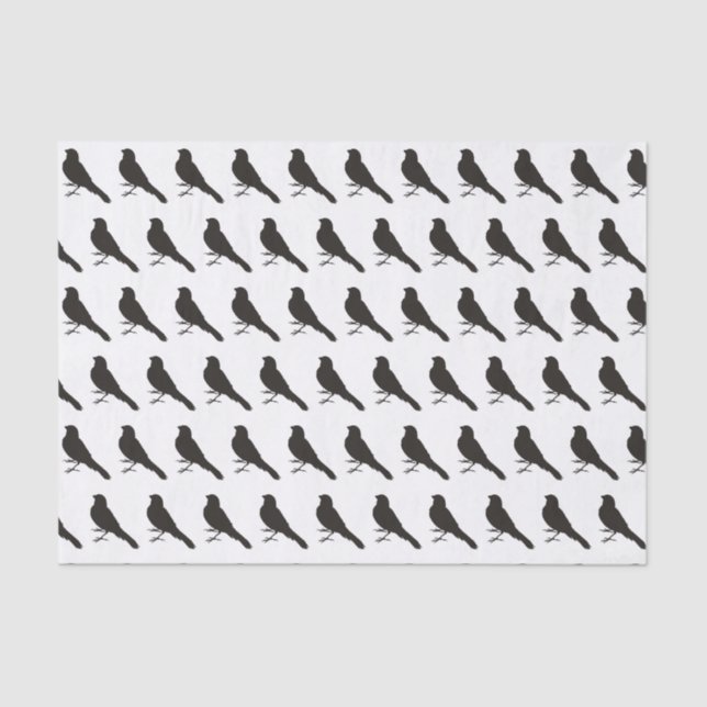 Standing Canary Bird Tissue Paper (Front)