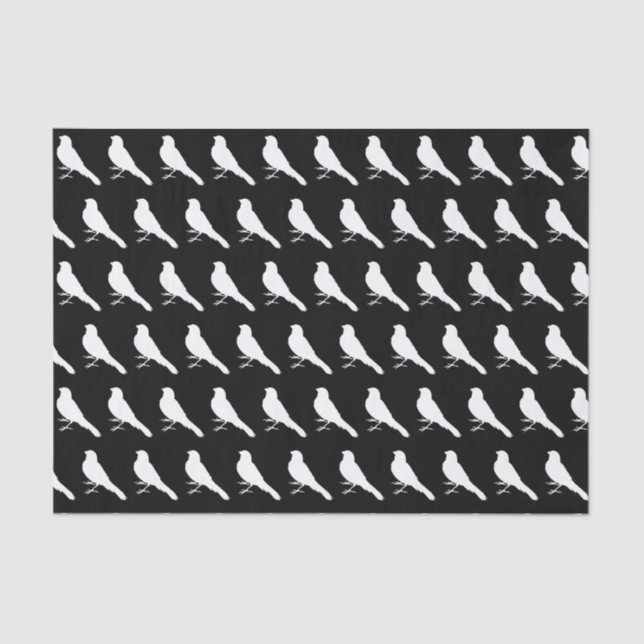 Standing Canary Bird Tissue Paper (Front)