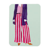 Standing Fashion Figure - Striped Pants