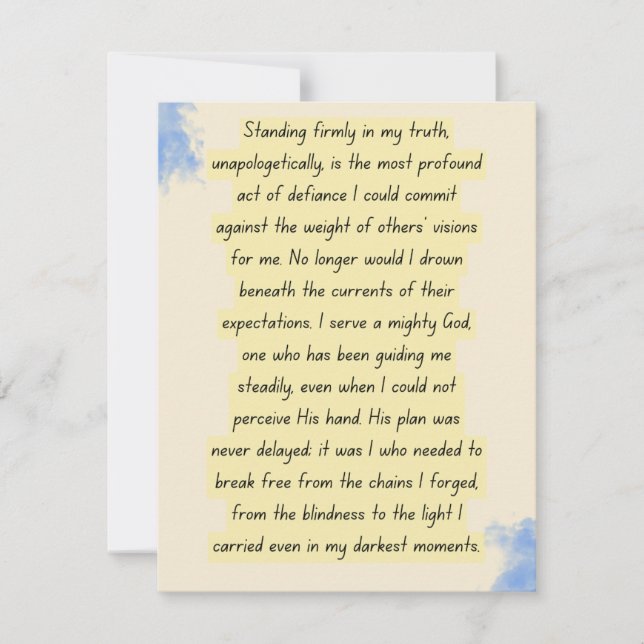 Standing Firm in Truth (Front)