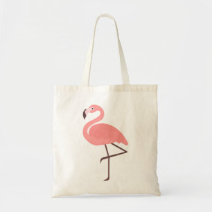 Standing Flamingo Bird Cute Tote Bag