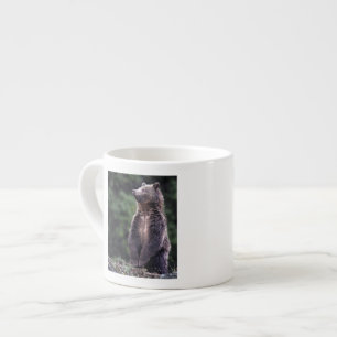 Standing Grizzly Bear Espresso Cup