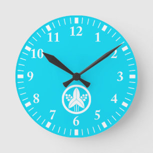 Standing in a circle round clock