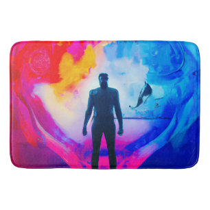 Standing in Colours Bath Mat
