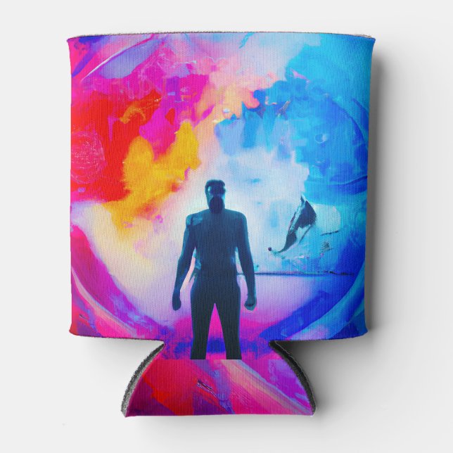 Standing in Colours Can Cooler (Front)