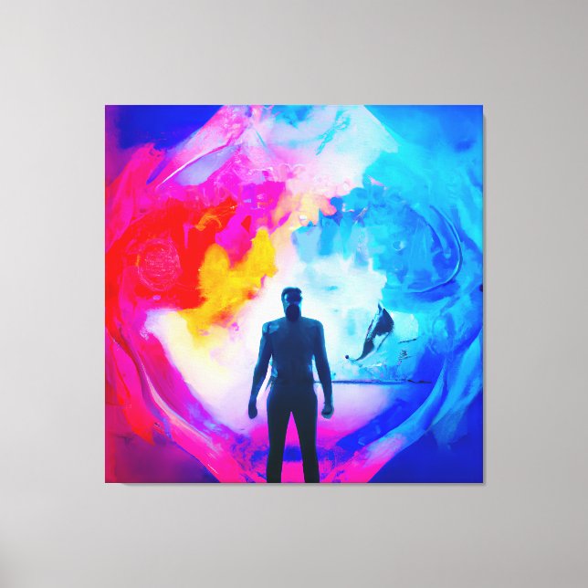 Standing in Colours Canvas Print (Front)