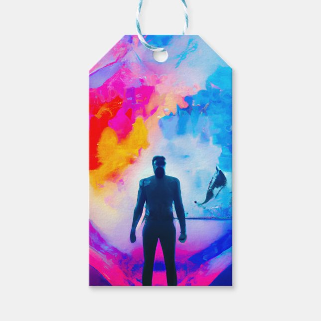 Standing in Colours Gift Tags (Front)