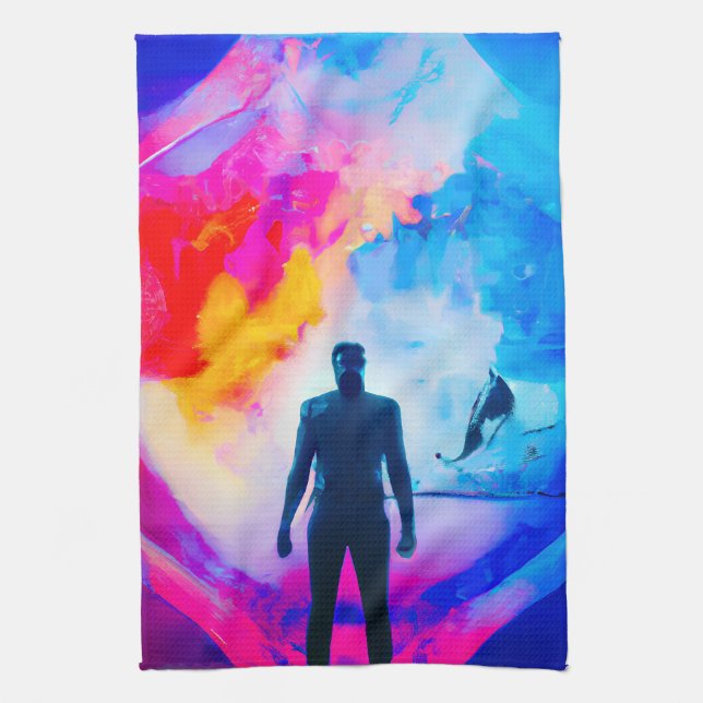 Standing in Colours Kitchen Towel (Vertical)