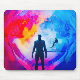 Standing in Colours Mouse Pad