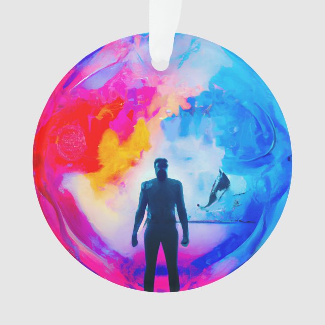 Standing in Colours Ornament (Front)