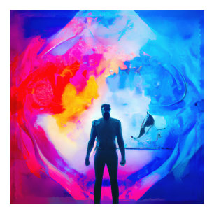 Standing in Colours Photo Print