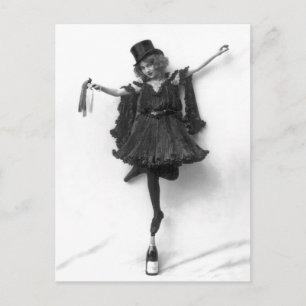Standing on Champagne Postcard