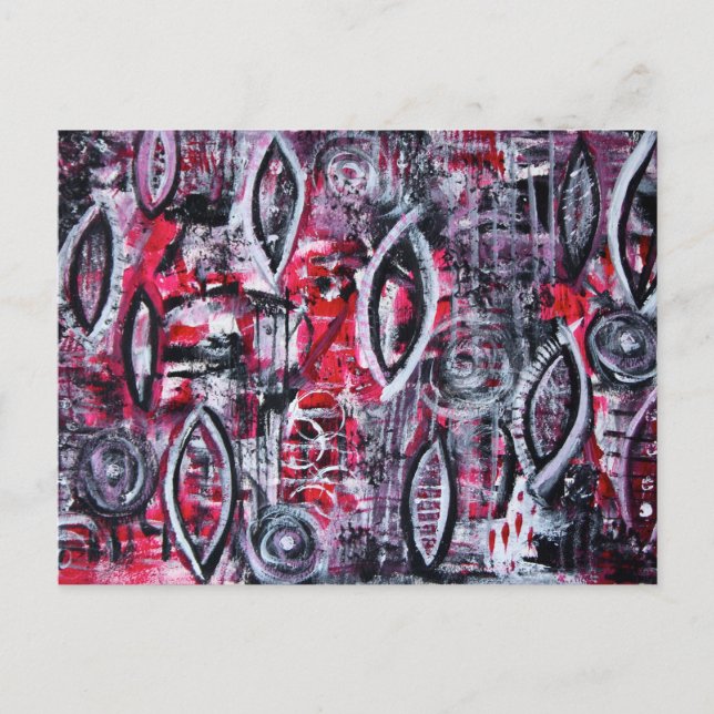 "Standing Proud" Acrylic Art Postcard (Front)