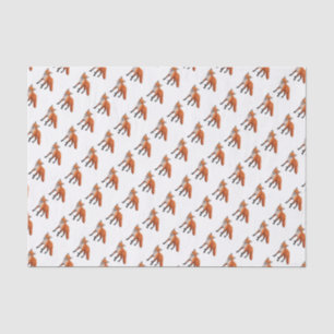 Standing Red Fox Wildlife Tissue Paper