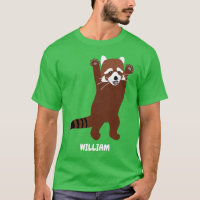 Standing Red Panda Custom Personalized Graphic