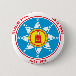 Standing Rock tribe logo 2 Inch Round Button