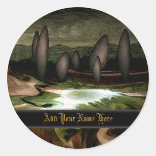 Standing Stone Circle Bookplate Stickers