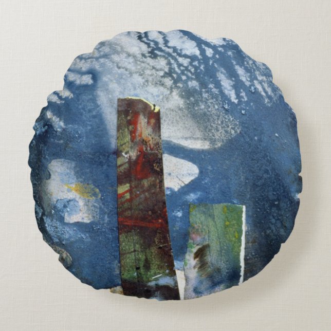 Standing Stones II Round Pillow (Front)