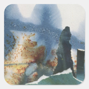 Standing Stones Square Sticker