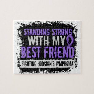 Standing Strong Best Friend Hodgkins Lymphoma Jigsaw Puzzle