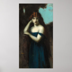 Standing Woman - Jean-Jacques Henner Fine Art Poster