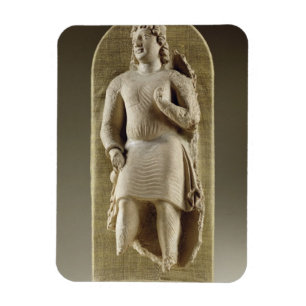 Standing youth or Maitreya, Gandhara (stucco) Magnet