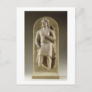 Standing youth or Maitreya, Gandhara (stucco) Postcard