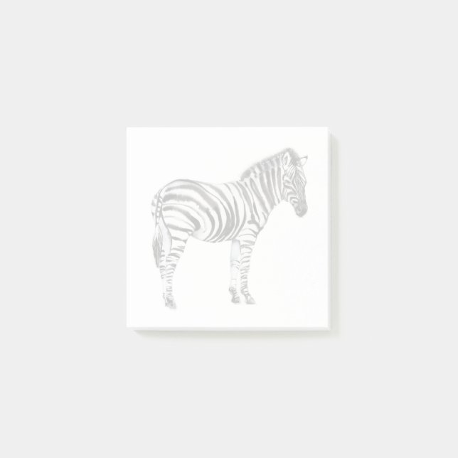 Standing Zebra Post-it Notes (Front)