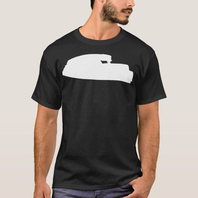 Standup Jet Ski Retro JS 550 Silhouette _1  T-Shirt (Front)