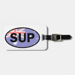 Standup Paddleboard Australia Flag Luggage Tag