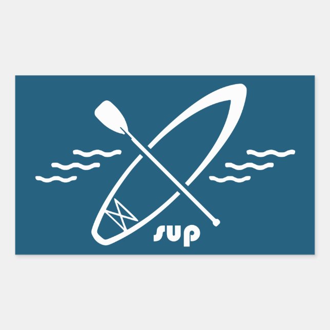 Standup Paddleboarding Sticker (Front)