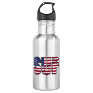 Standup Paddling SUP American Flag 532 Ml Water Bottle