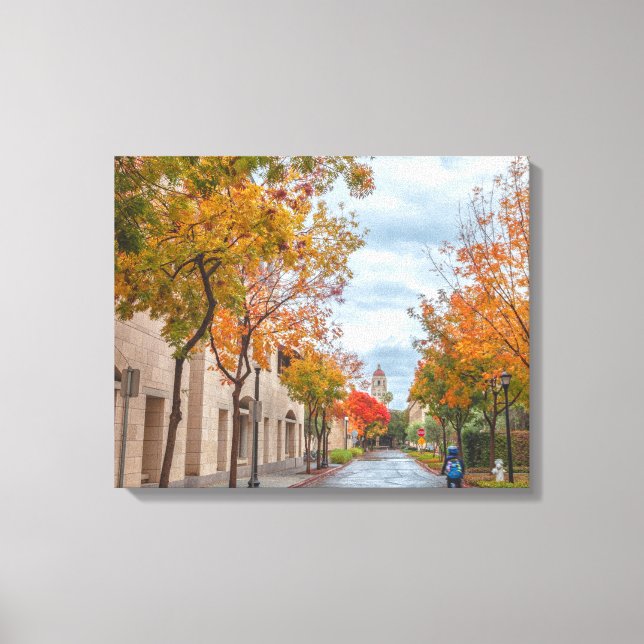 Stanford Campus Fall Canvas Print (Front)