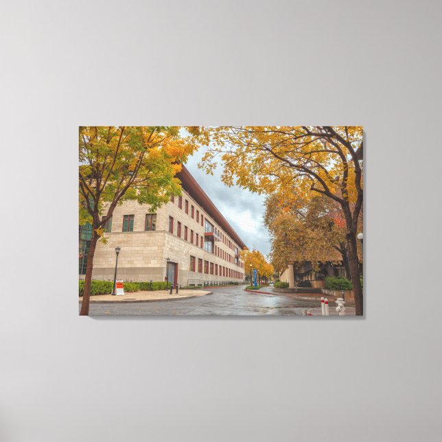 Stanford in Autumn Canvas Print (Front)