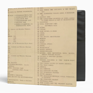 Stanford's London atlas of universal geography Binder