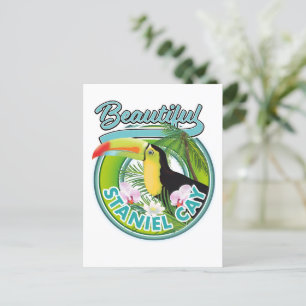 Staniel Cay travel logo Postcard