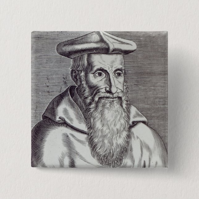 Stanislaus Hosius 2 Inch Square Button (Front)