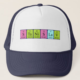 Stanislav periodic table name hat