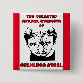 Stanless Steel 2 Inch Square Button