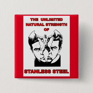 Stanless Steel 2 Inch Square Button