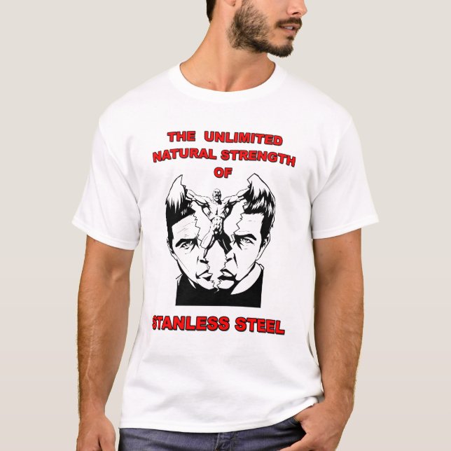 Stanless Steel Mens Tee (Front)