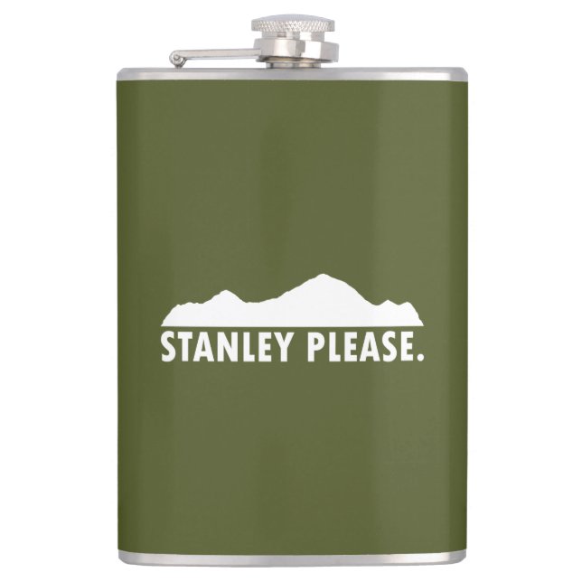 Stanley Idaho Please Hip Flask (Front)