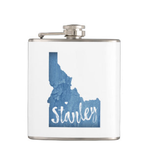 Stanley Idaho Wood Grain Hip Flask