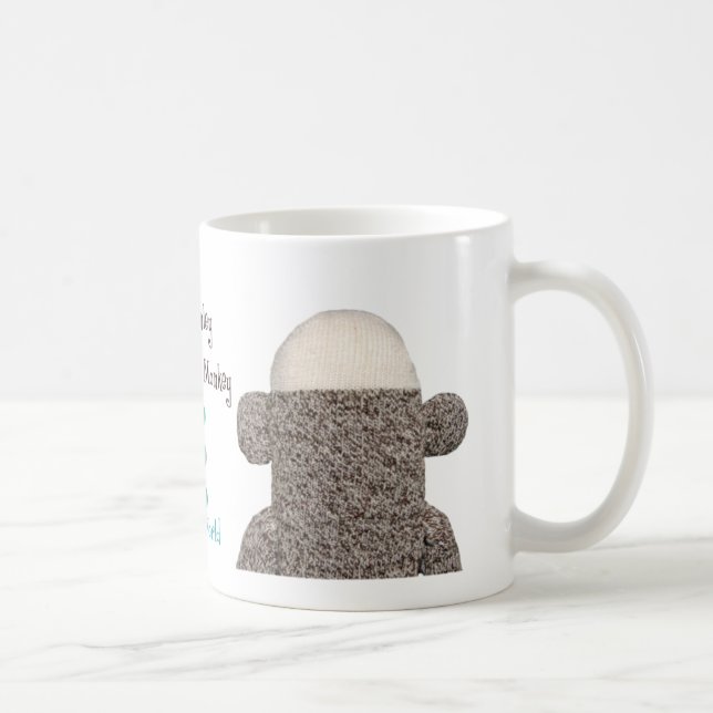 Stanley la tasse de singe de chaussette (Droite)