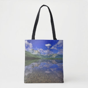 Stanley Lake in the Sawtooth Mountains of Idaho Tote Bag
