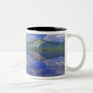 Stanley Lake in the Sawtooth Mountains of Idaho Two-Tone Coffee Mug