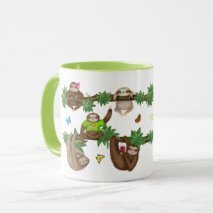 Stanley Sloth green personalised mug