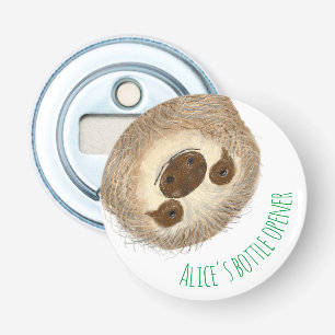 Stanley sloth personalised bottle opener