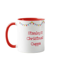 Stanley Sloth personalized Christmas mug