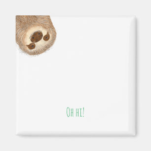 Stanley sloth personnalisé 'oh salut ! ' magnet